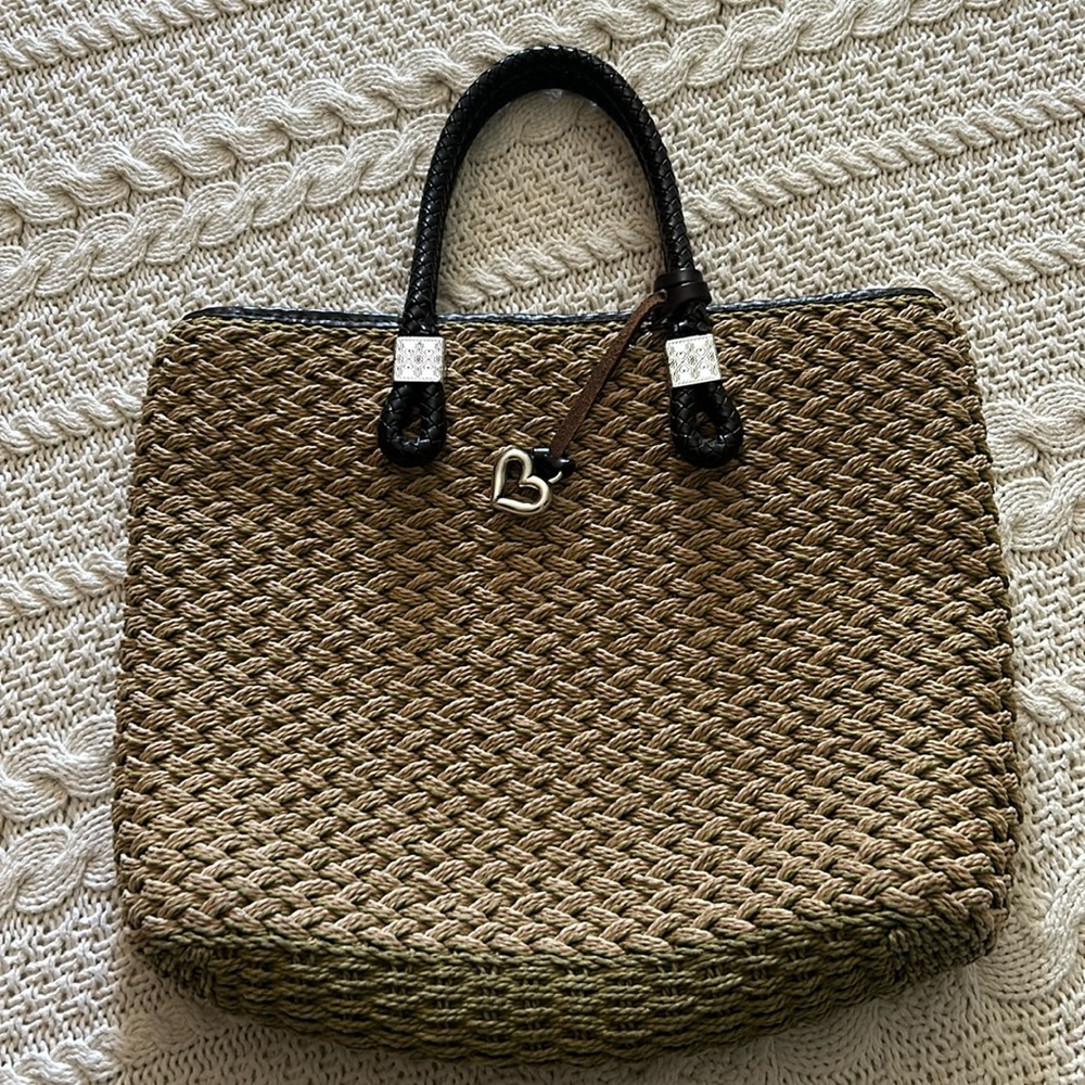 Brighton Rita Straw Bag EUC
